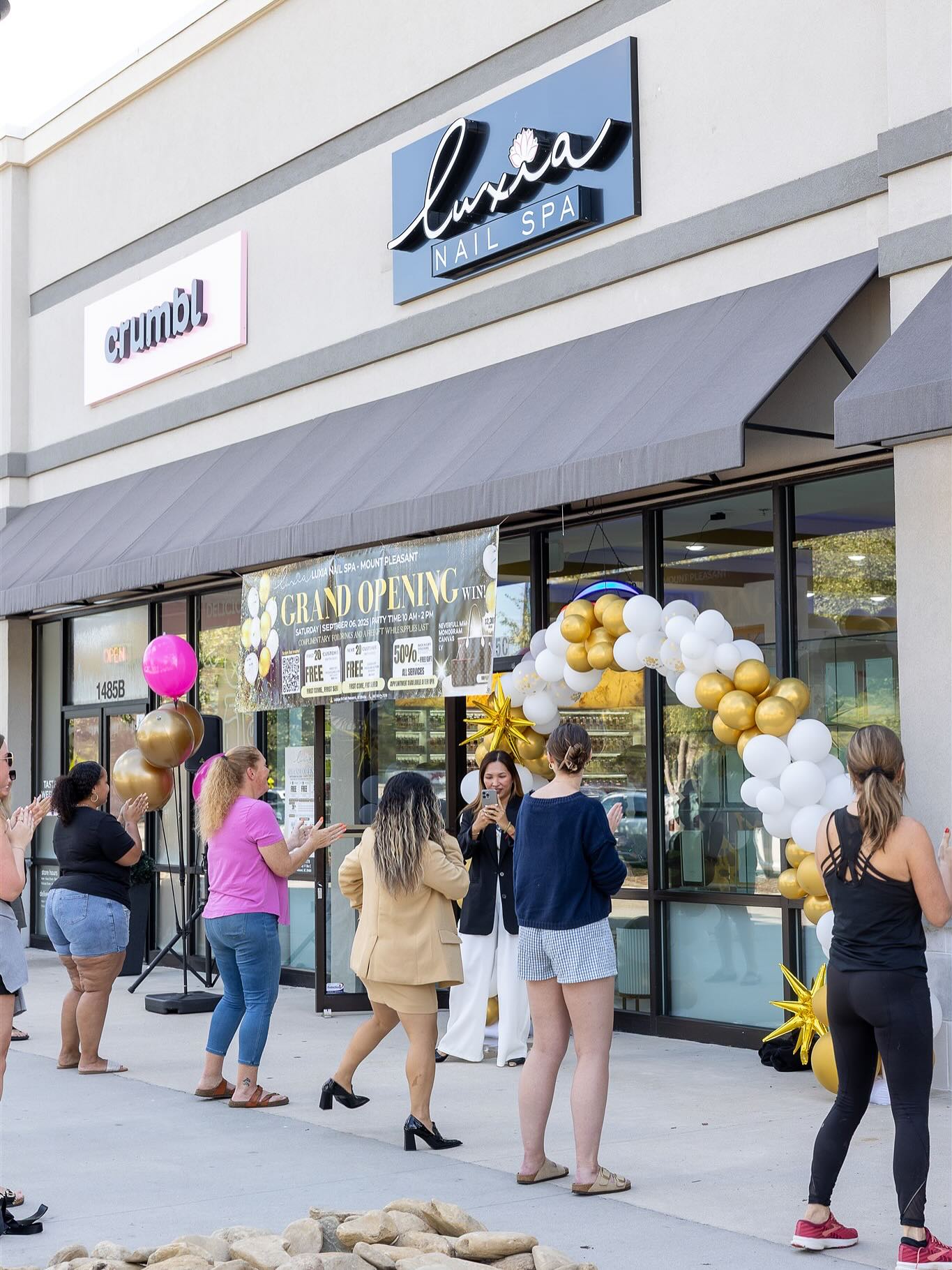 Luxia Nail Spa Mount Pleasant pedicure area